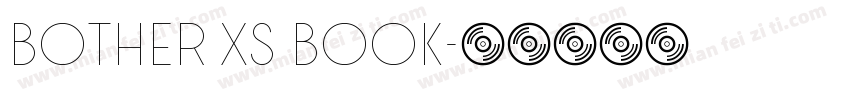 bother xs book字体转换